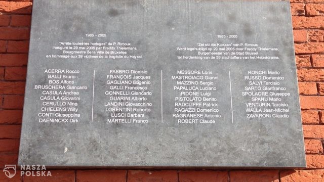 Mija 35 lat od tragedii na stadionie Heysel