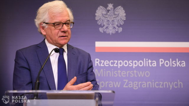 Czaputowicz chwali spotkania Tuska w Paryżu i Berlinie: Dobrze, że ta wizyta się odbywa