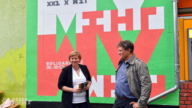 W Berlinie odsłonięto mural upamiętniający podpisanie Porozumień Sierpniowych