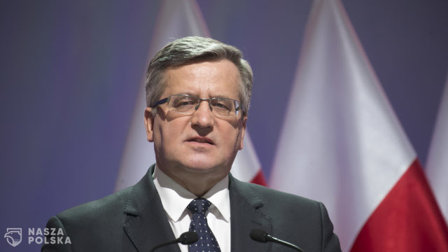 Komorowski wyjaśnia dlaczego PO od lat nie ma programu