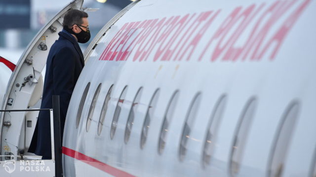 Premier Mateusz Morawiecki przybył do Brukseli na szczyt UE