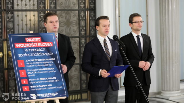 Konfederacja zaproponowała Pakiet Wolności Słowa