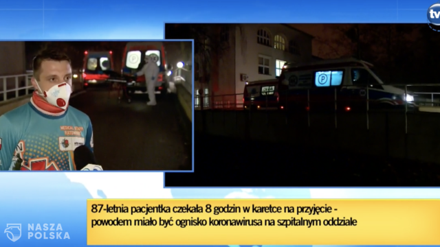 TVN: 87-latka ponad osiem godzin czekała w karetce na przyjęcie do szpitala
