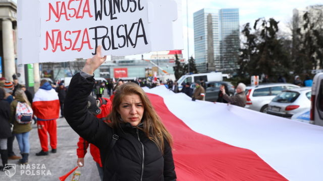 Marsz o Wolność został rozwiązany. Uczestnicy są legitymowani