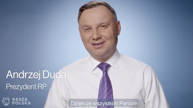 [WIDEO] Prezydent Duda składa życzenia z okazji Dnia Kobiet