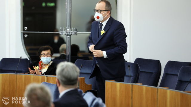 Senatorowie PiS wyszli z sali podczas wystąpienia Adama Bodnara