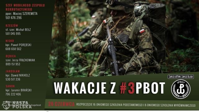 Spędź „Wakacje z WOT” w Podkarpackiej Brygadzie