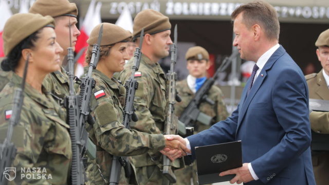 Błaszczak: żołnierze WOT zawsze są gotowi, zawsze blisko