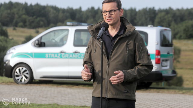 Morawiecki o sytuacji na granicy z Białorusią: to atak hybrydowy, próba destabilizacji sytuacji politycznej