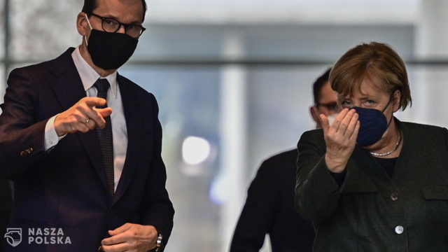 Morawiecki po spotkaniu z Merkel: bronimy zewnętrznej granicy UE, w tym Niemiec