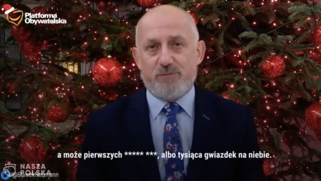 Poseł Neumann (PO) chce w Boże Narodzenie zobaczyć na niebie ***** ***