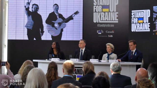 W ramach kampanii „Stand Up For Ukraine” zebrano 9,1 mld euro
