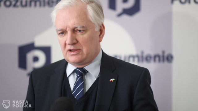 Gowin za wspólnym blokiem opozycji na wybory