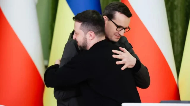 Premier Morawiecki spotkał się w Kijowie z prezydentem Wołodymyrem Zełenskim