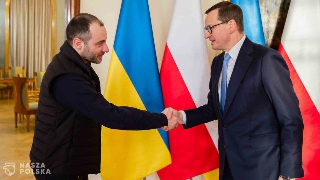Premier Mateusz Morawiecki spotkał się z wicepremierem Ukrainy